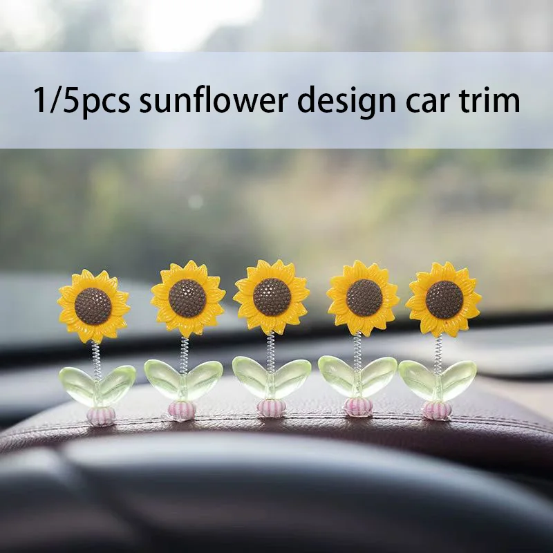 Interior Design Concept - New 5 Pieces Car Dashboard Ornament