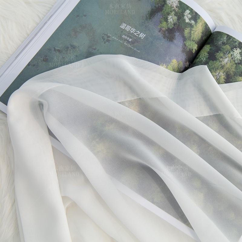 Elegant Super Soft Cream White - Linen Curtain Eyelet recension och pris