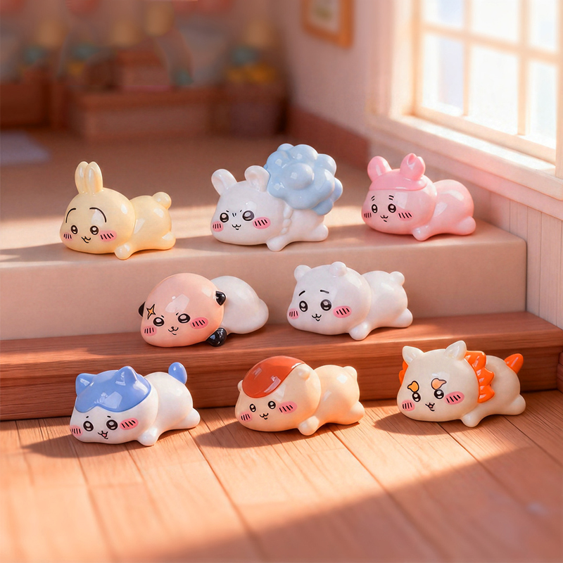 8PCS/SET Kawaii Chiikawa Mini  - Interior Design Office recension och pris