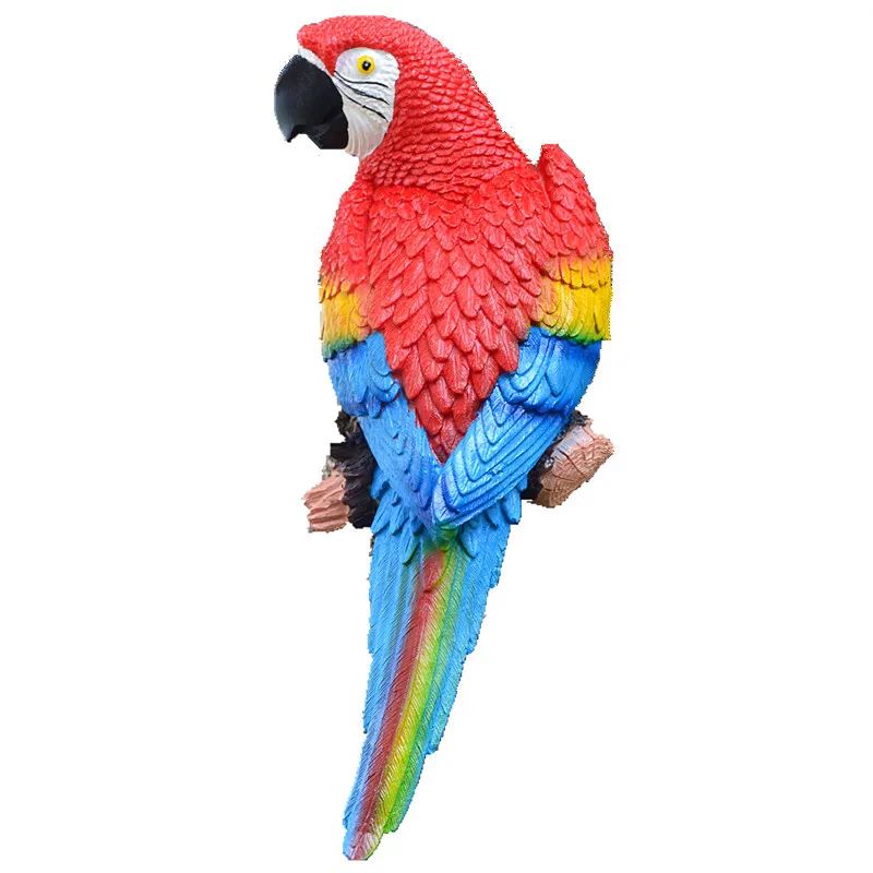 Resin Parrot Statue Wall Mount - Interior Design Office recension och pris