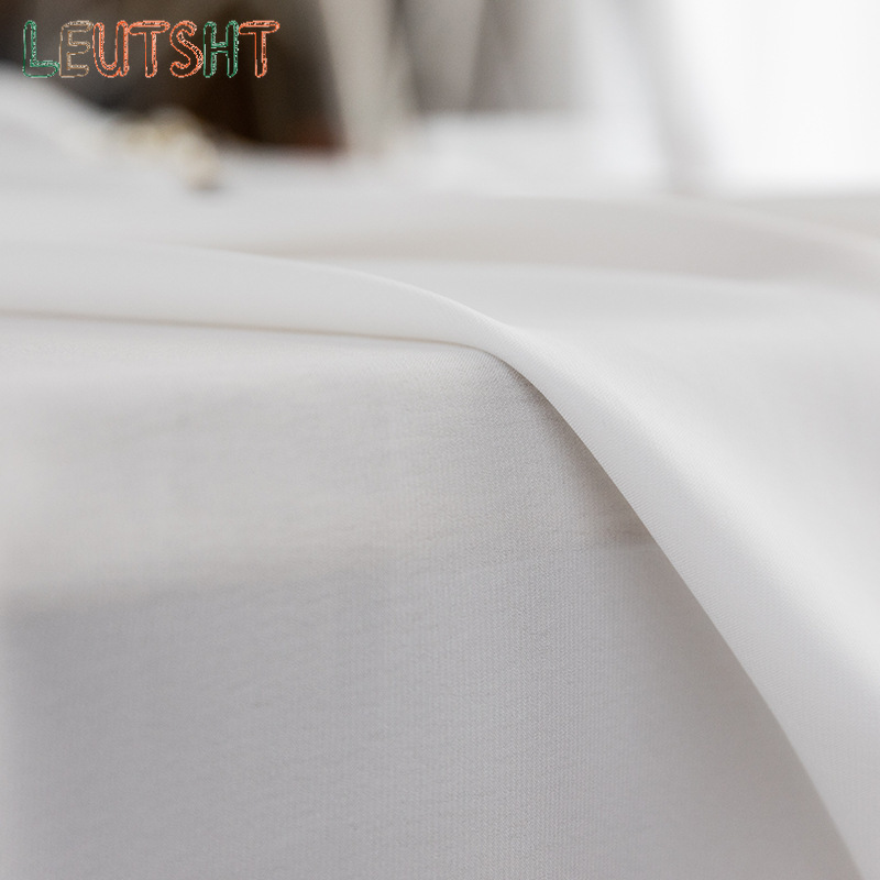 Custom Size 1PC White Tulle Ch - Linen Curtain Eyelet recension och pris