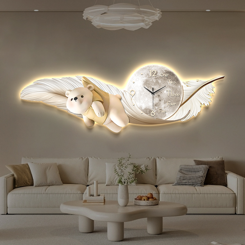 Luxury Large Wall Clock Temper - Interior Design Living Room And Kitchen recension och pris