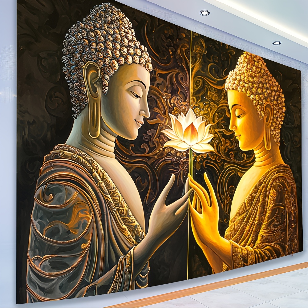 Buddha Lotus Wall Tapestry Spi - Interior Design Zen recension och pris
