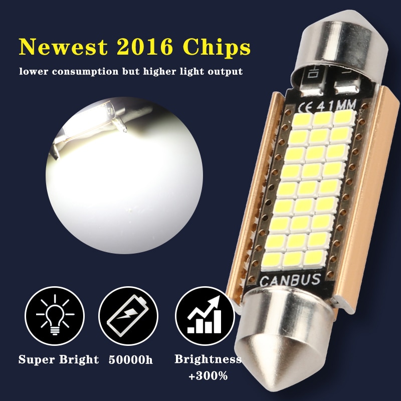 4pcs C5W LED Car Light Bulb 31 - Interior Design Gold recension och pris
