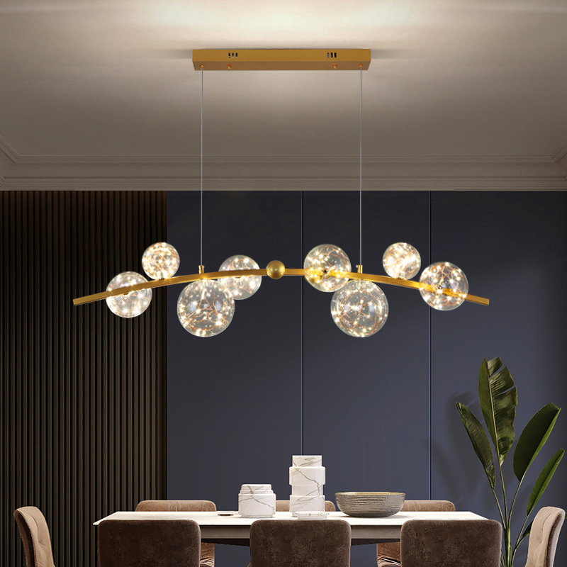 Modern Restaurant LED Chandeli - Interior Design Gold recension och pris
