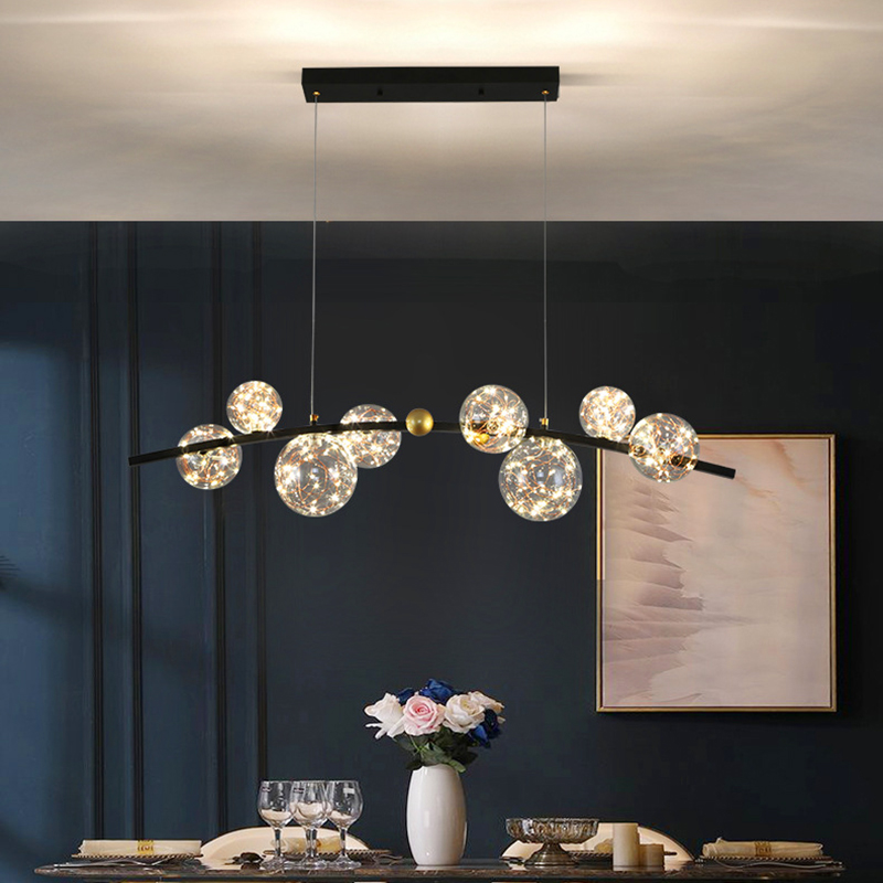 Modern Restaurant LED Chandeli - Interior Design Gold recension och pris