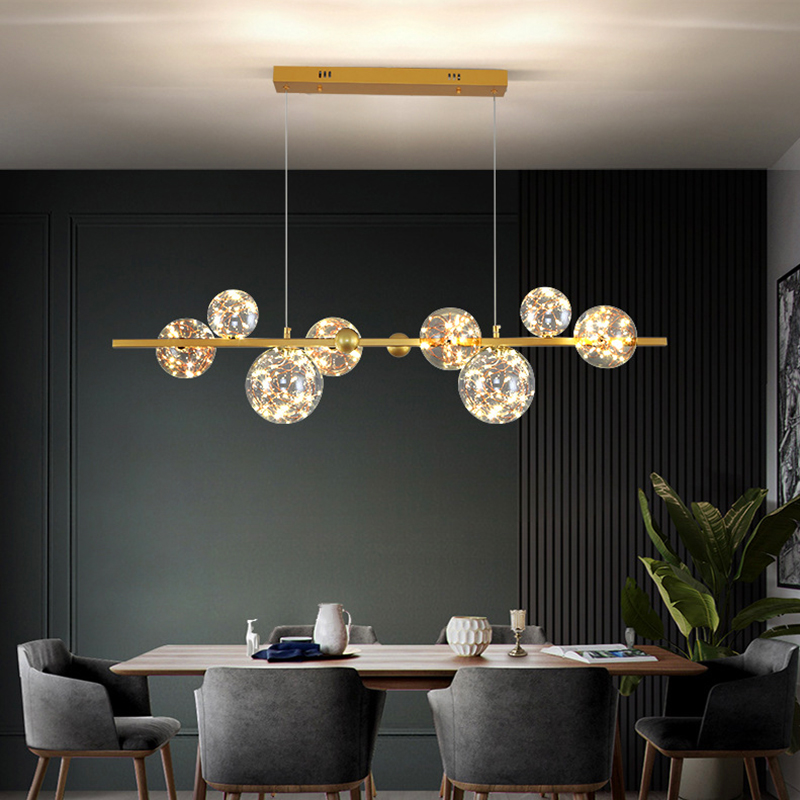 Modern Restaurant LED Chandeli - Interior Design Gold recension och pris