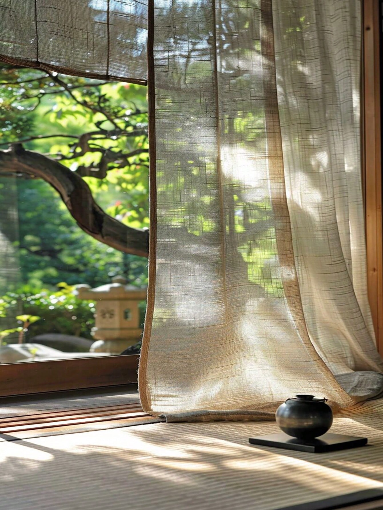 Hot selling high quality cheap - Linen Curtain Eyelet recension och pris