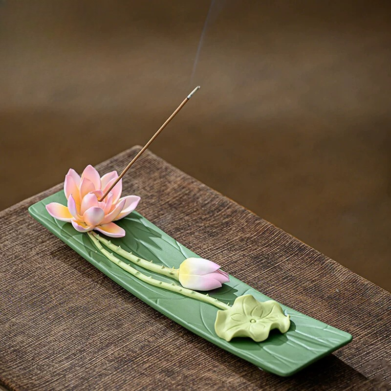 CZ ceramic handmade lotus thre - Interior Design Zen recension och pris