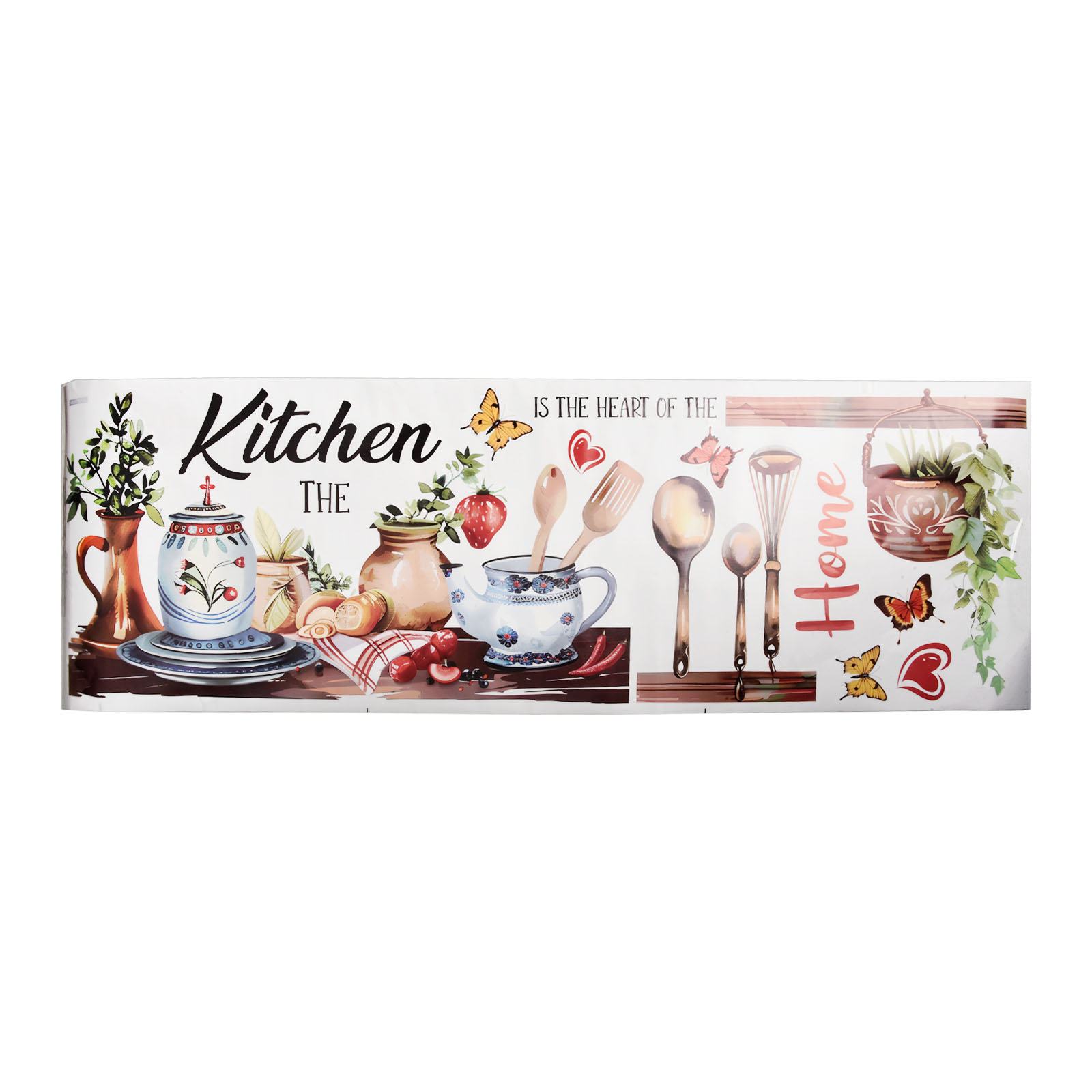 Floral Design PVC Wall Sticker - Interior Design Living Room And Kitchen recension och pris