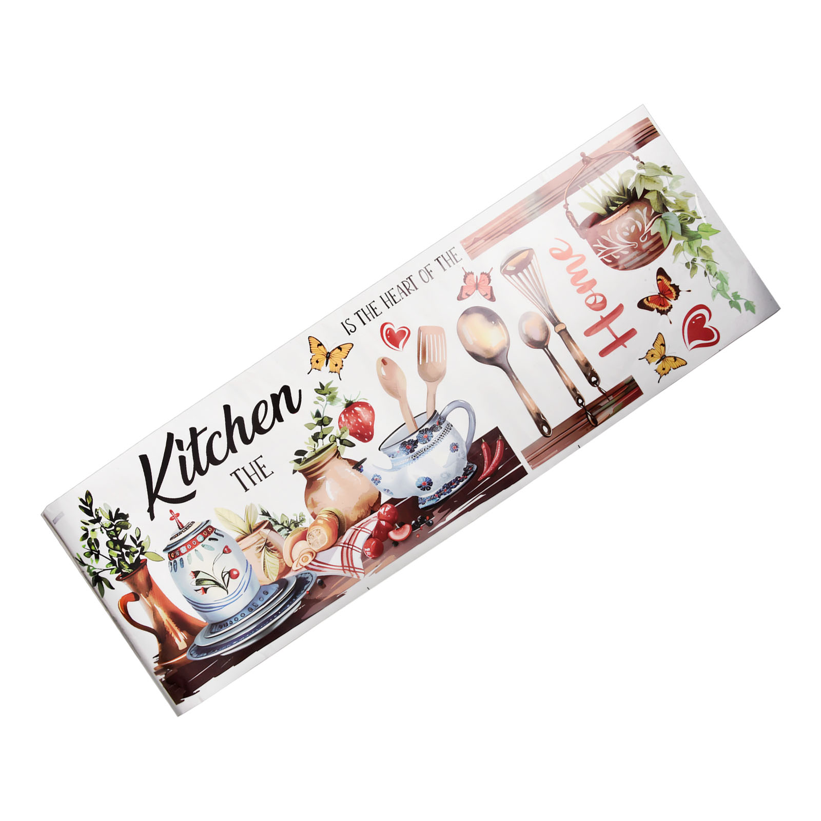 Floral Design PVC Wall Sticker - Interior Design Living Room And Kitchen recension och pris
