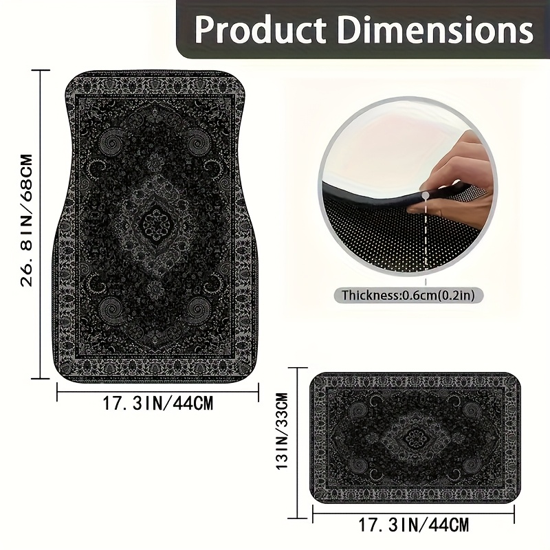 Car Floor Mats Rectangular Ban - Interior Design Concept recension och pris