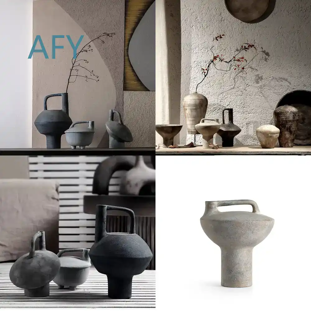Wabi Sabi Vintage Ceramic Vase - Interior Design Zen recension och pris