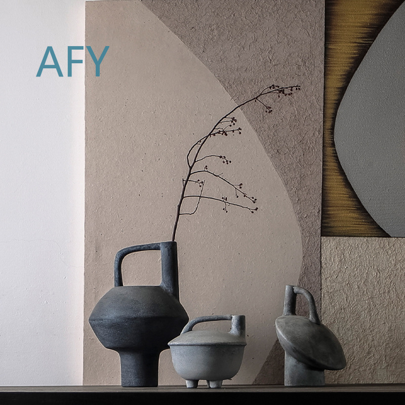 Wabi Sabi Vintage Ceramic Vase - Interior Design Zen recension och pris