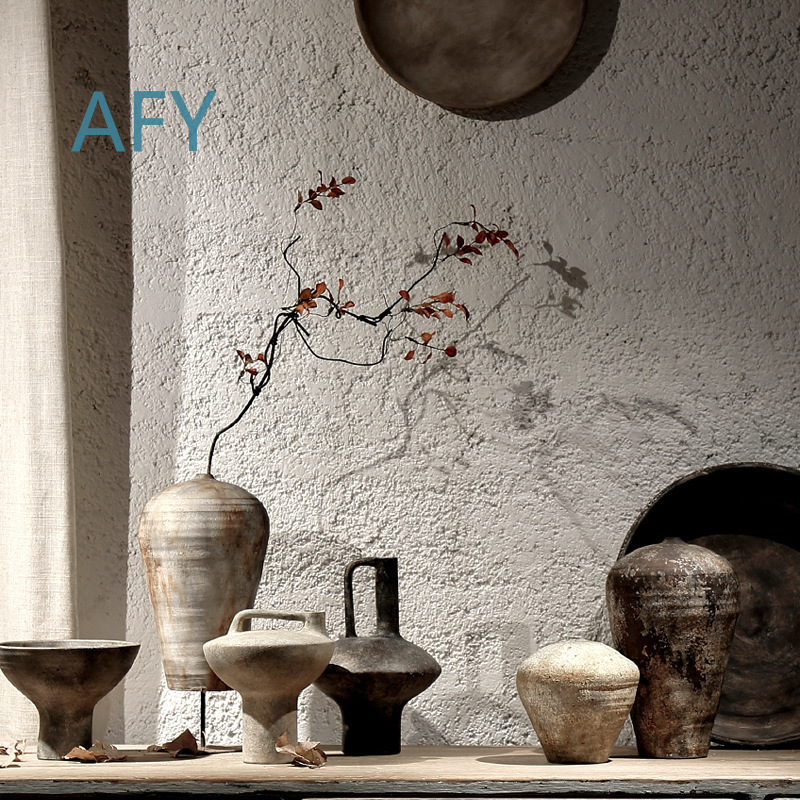 Wabi Sabi Vintage Ceramic Vase - Interior Design Zen recension och pris