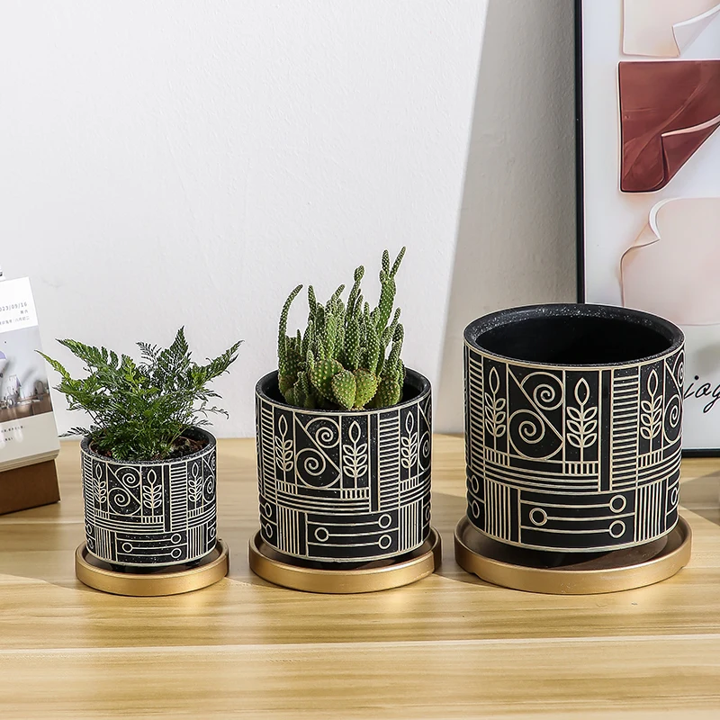 Simple Cylindrical Ceramic Flo - Interior Design Gold recension och pris