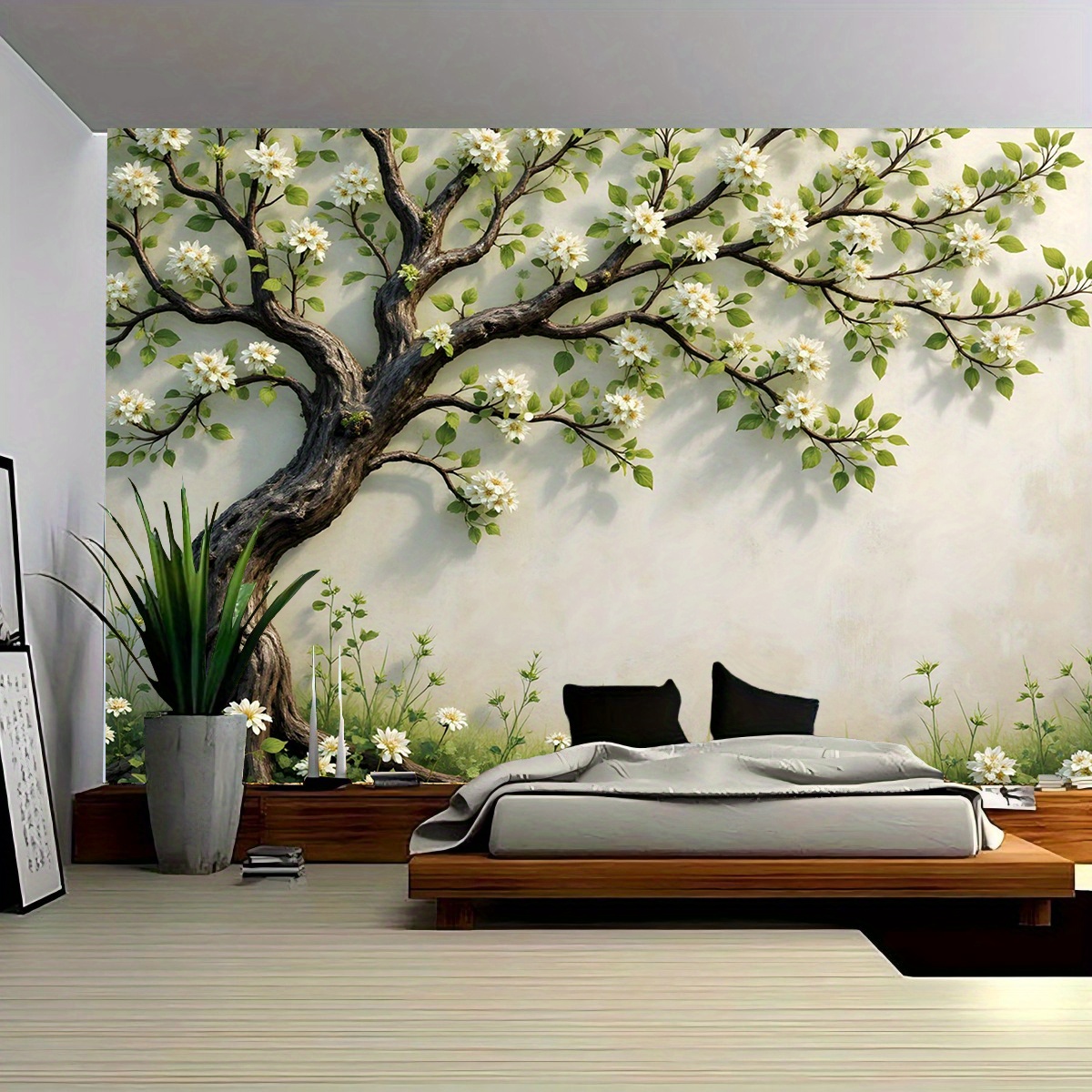 3D Blossoming Tree Wall Mural  - Interior Design Zen recension och pris