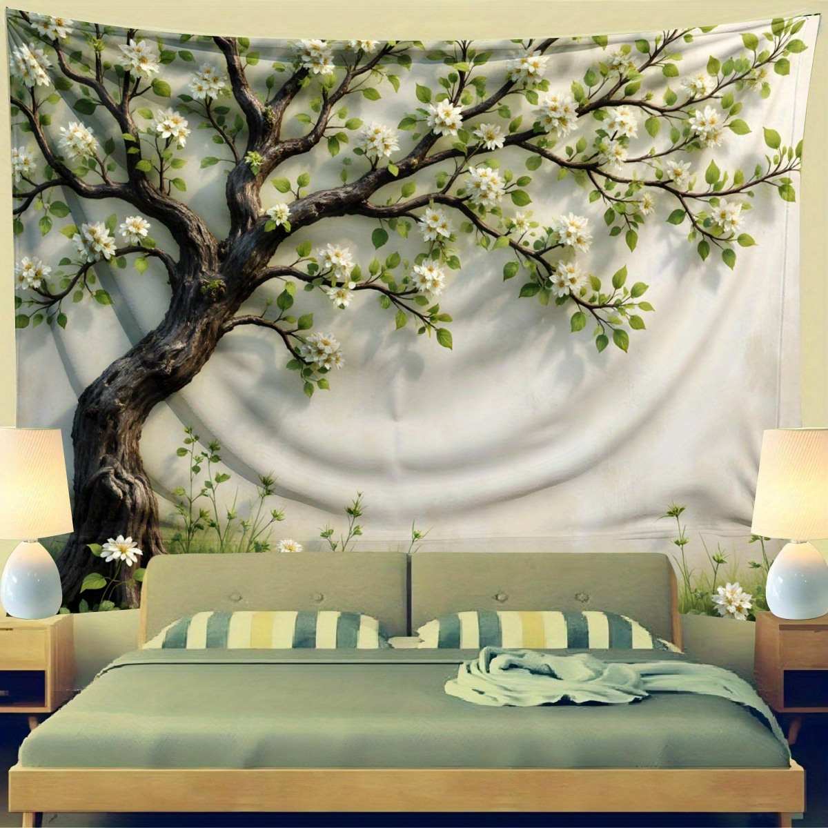 3D Blossoming Tree Wall Mural  - Interior Design Zen recension och pris