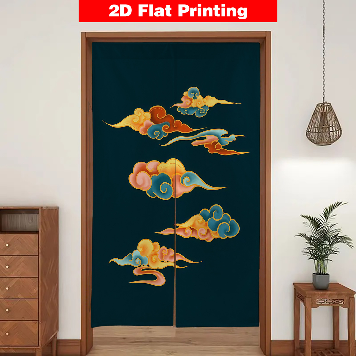 Japanese Door Curtain Screen D - Interior Design Zen recension och pris