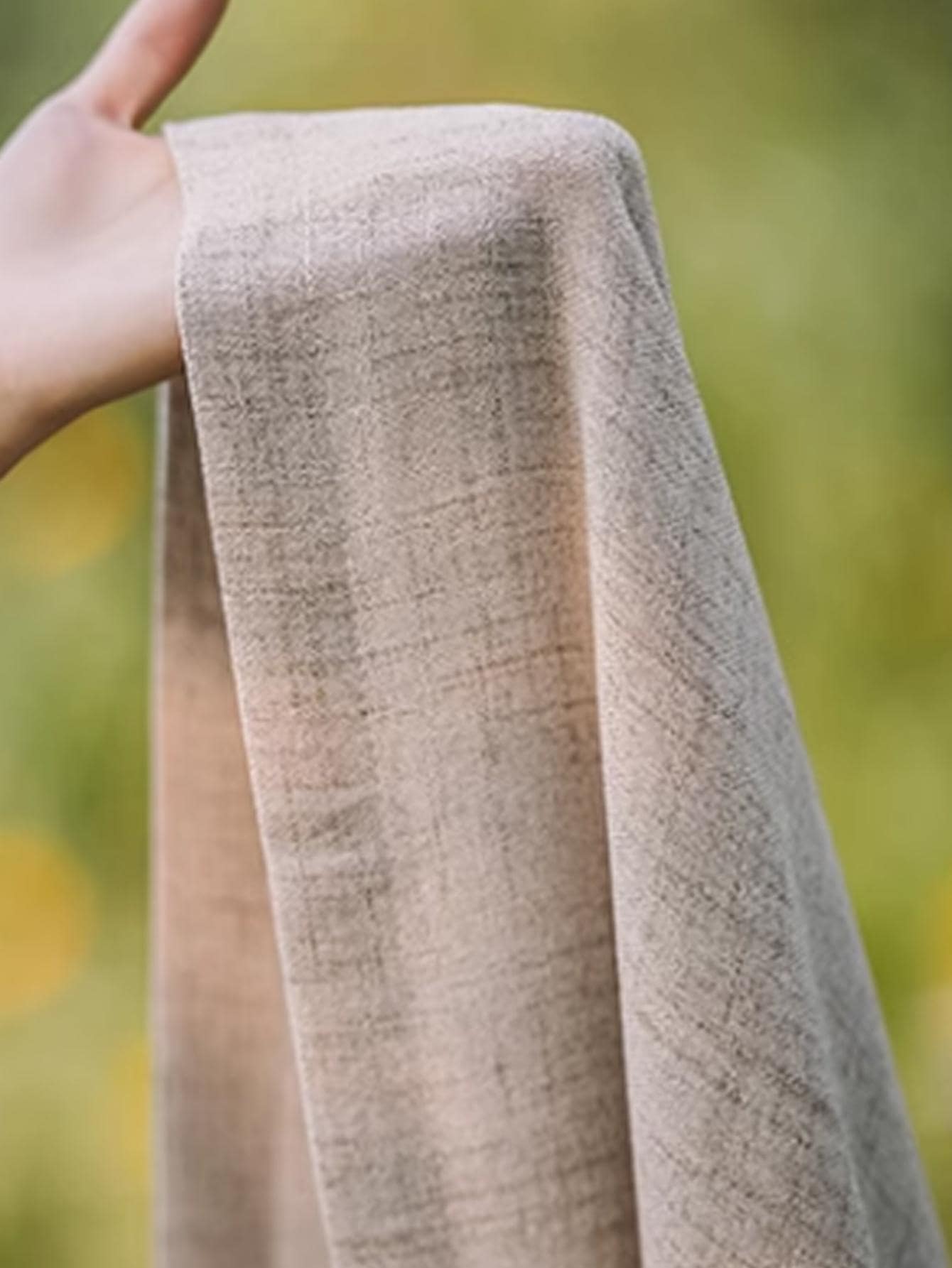 Japanese style thickened cotto - Linen Curtain Eyelet recension och pris