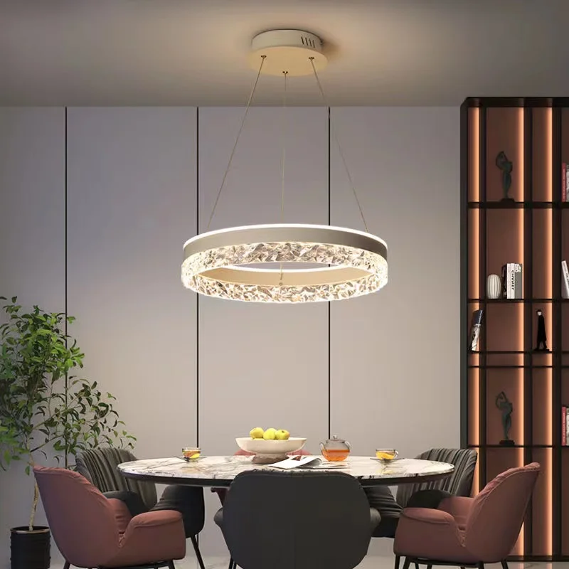 Modern Luxury Crystal LED Pend - Interior Design Hall recension och pris